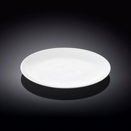 Wilmax 991011 6 in. Rolled Rim Bread Plate, White - Pack of 96 