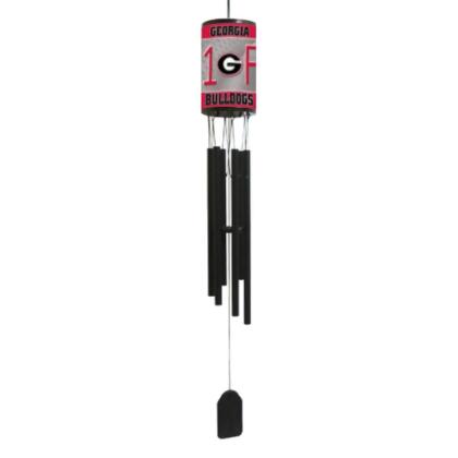 Odash CHM-GAB Georgia Bulldogs Wind Chime, Matte Black