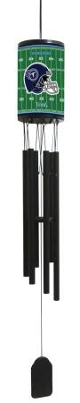 Odash CHMF-TT Tennessee Titans Field Wind Chime, Matte Black