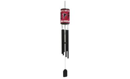 Odash CHM-AF Atlanta Falcons Wind Chime, Matte Black