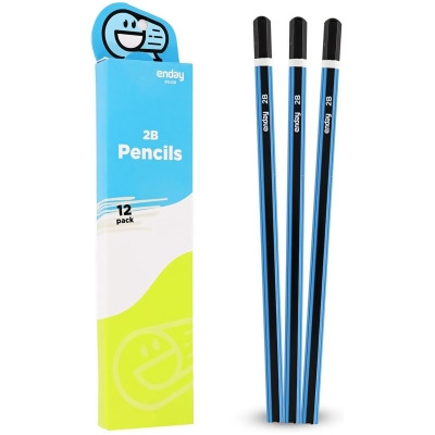 Enday No.0414 No.2 Premium Yellow Pencil - Pack of 12 