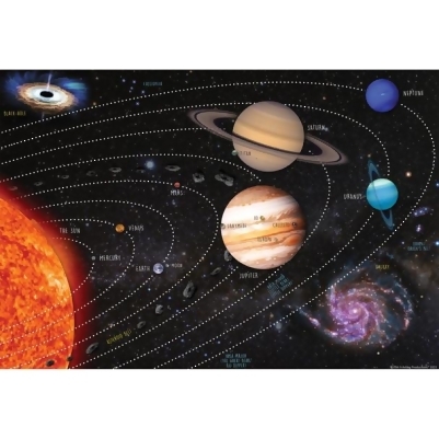 Ashley Productions ASH95704 13 x 19 in. Poly Solar System Learning Placemat - 10 Count 