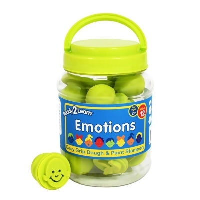 Learning Advantage CE-10113 Easy Grip Stampers - Emotions 
