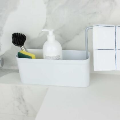 Shower Caddy Basket Soap Dish Holder Shelf with 5 Hooks Bathroom Organizer  Adhesive - 3 Pack - Bath Accessories, Facebook Marketplace