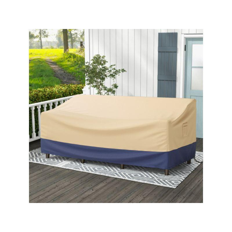 Patio Furniture Cover with Padded Handle and Click-Close Straps-77 x 43 x 30 Inches | Costway