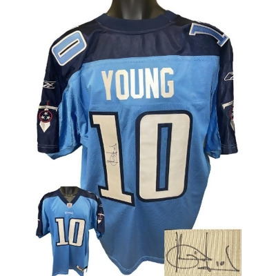 RDB Holdings & Consulting CTBL-036767 Vince Young Signed Tennessee Titans Authentic Reebok Onfield NFL Equipment Jersey No.10 - Beckett Review 