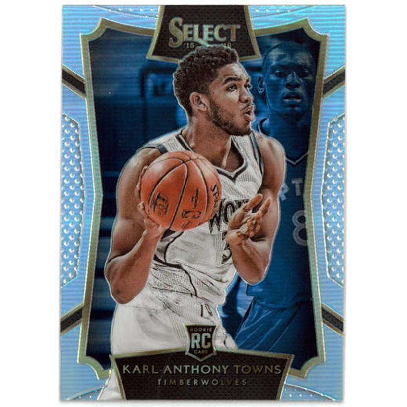 RDB Holdings & Consulting CTBL-036635 Karl-Anthony Towns Timberwolves-Kentucky 2015-2016 Panini NBA Select Prizm Rookie Card RC No.16