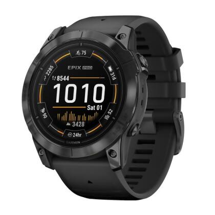 Garmin epix Pro (Gen 2) Standard Edition 51mm Fiber-reinforced polymner  Slate Gray with Black Band 010-02804-20 - Best Buy