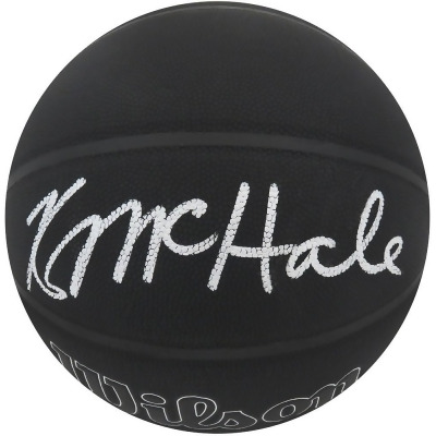 Schwartz Sports Memorabilia MCHBSK205 Kevin McHale Signed Wilson Indoor & Outdoor Black 75th Anniversary Logo NBA Basketball 