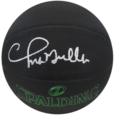 Schwartz Sports Memorabilia MULBSK206 Chris Mullin Signed Spalding Phantom Black NBA Basketball 