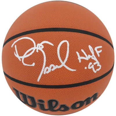 Schwartz Sports Memorabilia ISSBSK205 Dan Issel Signed Wilson Indoor & Outdoor NBA Basketball with HOF 1993 Inscription 