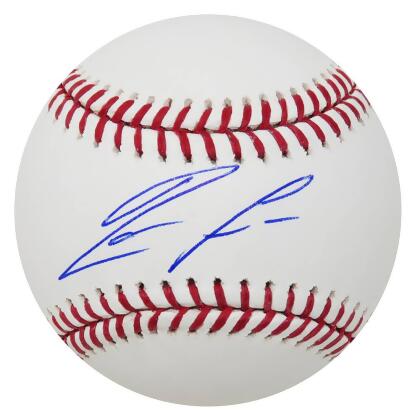 Schwartz Sports Memorabilia ACUBSB105 Ronald Acuna Jr Signed Rawlings MLB Baseball 