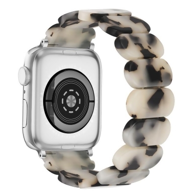 Odash WX-501-IVRY41 38-40-41 mm Resin Band for Apple Watch Oval Version, Ivory Tortoise 