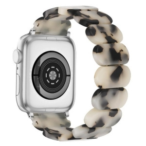 Odash Wx-501-ivry41 38-40-41 mm Resin Band for Apple Watch Oval Version, Ivory Tortoise - All