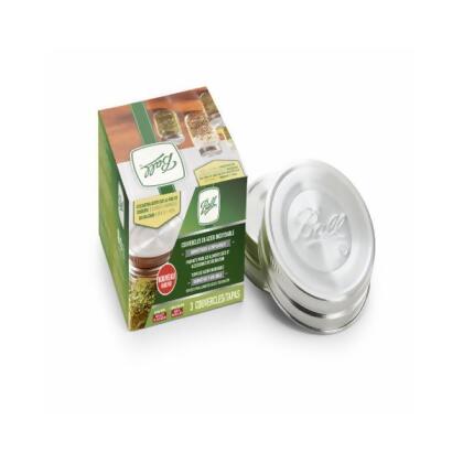Newell 123684 Stainless Steel Wide Mouth Lids - Set of 3 - Pack of 12