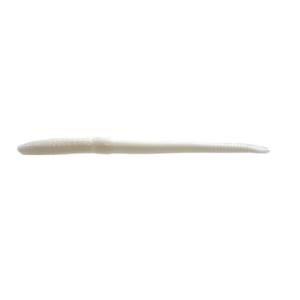 Creme Lure 107-50-7 6 in. Scoundrel Worm, White - Bag of 20 - All