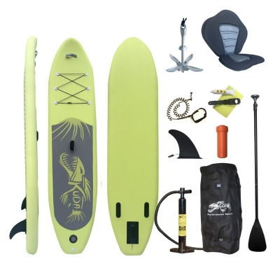 Kuda SUPBKIT3 Inflatable Stand-Up Paddle Board with Removable Padded Seat & Anchor 