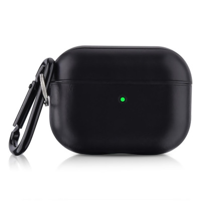 Odash VL-PRO-032-BLK Leather & PC Case for Apple AirPods Pro with Keychain, Black 
