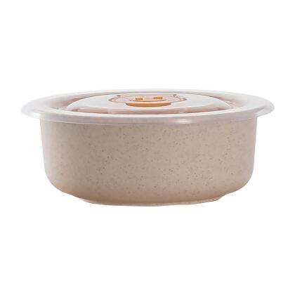 Packnwood 294WBOBO900 30 oz Huskly Reusable Bowl In Composite with PP Lid, Beige - 20 Piece 