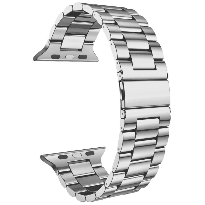 Worryfree Gadgets Odash LX06-SLV49 3 in. 49 mm Stainless Steel Band for Apple Watch Ultra - Silver