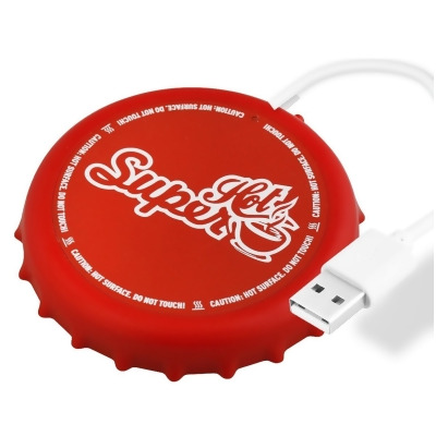 Happythings 306474 11 x 11 x 2 cm USB Mug Warmer, Red 
