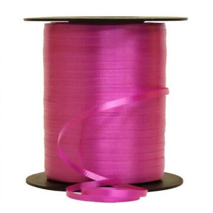 US Toy LT211 Pink Zebra Print Curling Ribbon