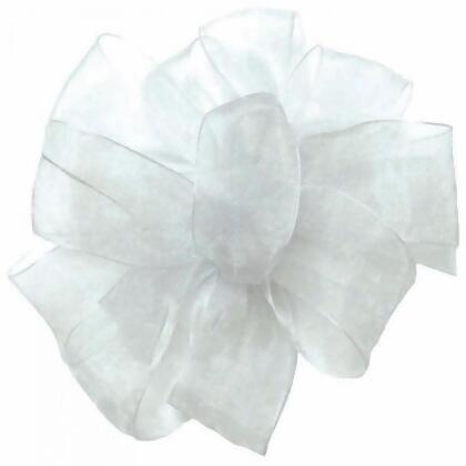 MDR Trading AI-189901-Q01 1.5 in. x 100 Yards White Chiffon Ribbon