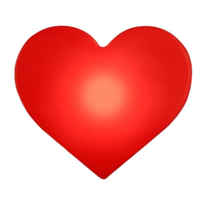 Blinkee LUFHCBP-RD Light Up Flashing Heart Clip on Badge Body Light, Red 
