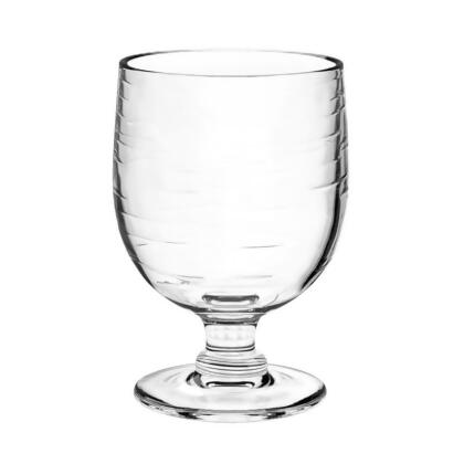 Tarhong 6060382 Plastic Salud Goblet, Clear 