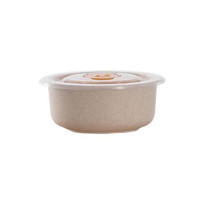 Packnwood 294WBOBO300 10 oz Huskly Reusable Bowl In Composite with PP Lid, Beige - 40 Piece 