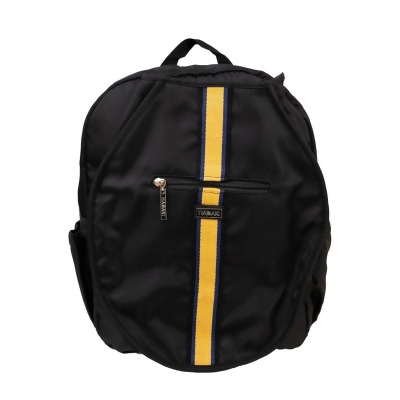 Hadaki HDK928-Bl-Yel 13 x 4.75 x 17 in. Tennis Backpack, Black & Yellow 