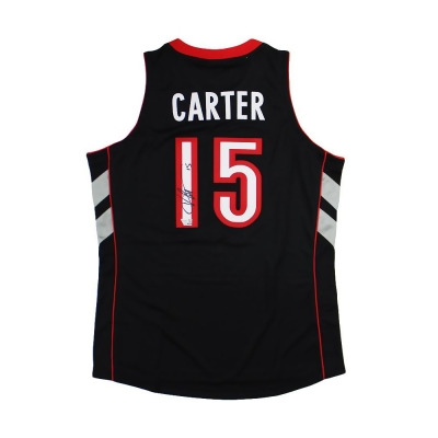 Radtke Sports 23382 Vince Carter Signed Toronto Raptors Mitchell & Ness Authentic Purple NBA Jersey 