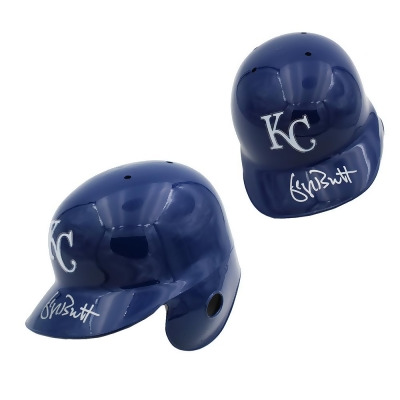 Radtke Sports 21423 George Brett Signed Kansas City Royals Rawlings Blue MLB Helmet 