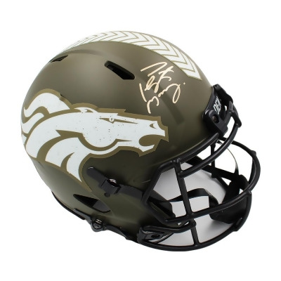 Radtke Sports 23353 Peyton Manning Signed Denver Broncos Speed Authentic Salute to Service NFL Helmet 