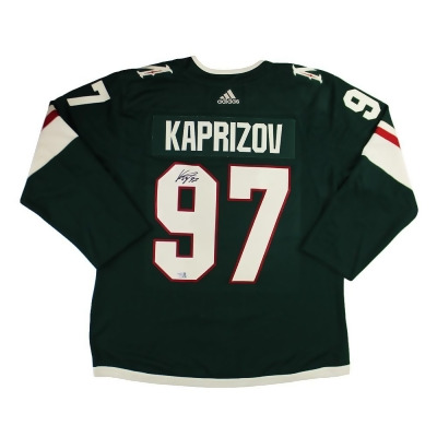 Radtke Sports 23757 Kirill Kaprizov Signed Minnesota Wild Adidas Green NHL Jersey 