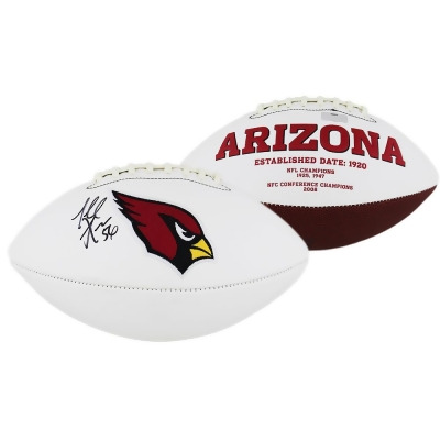 Radtke Sports 13095 Terrell Suggs Signed Arizona Cardinals Embroidered NFL Football 