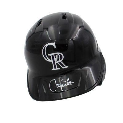 Radtke Sports 24204 Larry Walker Signed Colorado Rockies Rawlings Mach Pro MLB Helmet 