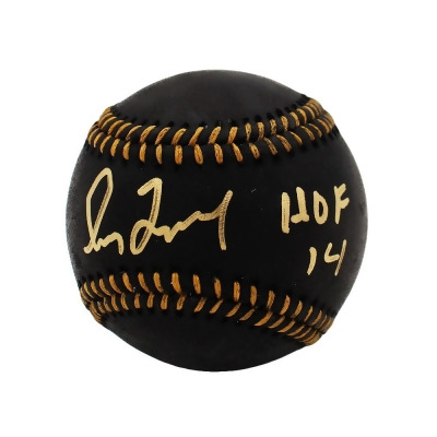 Radtke Sports 23972 Greg Maddux Signed Atlanta Braves Rawlings Official Major League MLB Baseball with HOF 14 Inscription, Black 