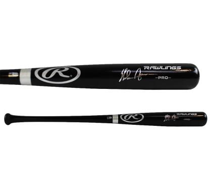 Radtke Sports 20768 Nolan Ryan Signed Texas Rangers Rawlings MLB Bat, Black 
