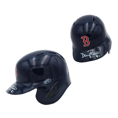 Radtke Sports 18211 Dave Roberts Signed Boston Sox Rawlings Current MLB Mini Helmet, Red 