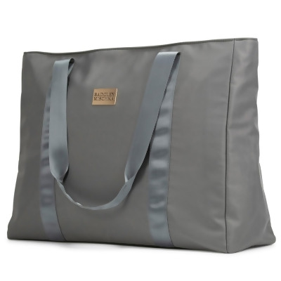 BADGLEY MISCHKA BMWKNGY Nylon Travel Tote Weekender Bag (Grey) 
