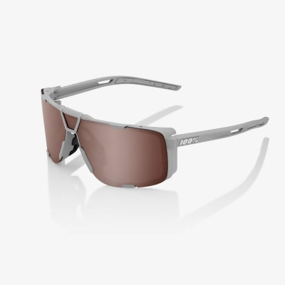 100 Percent 61045-469-01 Eastcraft Sunglasses, Soft Tact Cool Grey & Hiper Crimson Silver Mirror Lens 