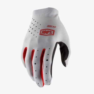 100 Percent 10027-007-10 Sling MX Bike Gloves, Grey - Small 