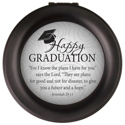 Carson Home Accents 300915 2.75 x 4.5 in. Graduation & Hope-Jeremiah 29 - 11 Music Box 