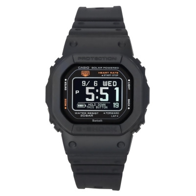 Casio DW-H5600-1 G-Shock Move Mobile Link Digital Resin Strap Solar 200M Mens Watch, Black - Adult 