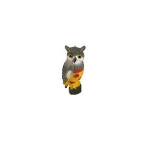 United Aquatics Uaowl100 Owl Bird Deterrent Fake Horned Owl Decoy - All