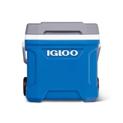 Igloo Products 8090267 16 qt. Latitude 16 Roller Hard Cooler, Indigo Blue & Meteorite 