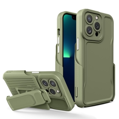 Dream Wireless HSCIP14PM-0049-YL 6.7 in. Explore Max Series Premium Holster Combo Case Secure Clip-On Holster & Camera Opening for iPhone 14 Pro Max - Yellow 