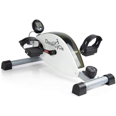 DeskCycle JPNR-W DeskCycle Under Desk Bike Pedal Exerciser White Adjustable Leg and Standard Versions 