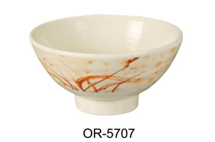 Yanco OR-5707 24 oz Orchis Soup Bowl, Gold - 2.75 x 7.25 in. - Pack of 24 
